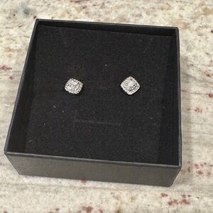 MACY*S | cushion stud diamond earrings
